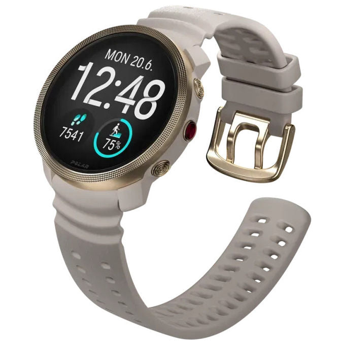 Polar Vantage M3 Orologio Smart Display AMOLED 1.28'' GPS Oro e Beige