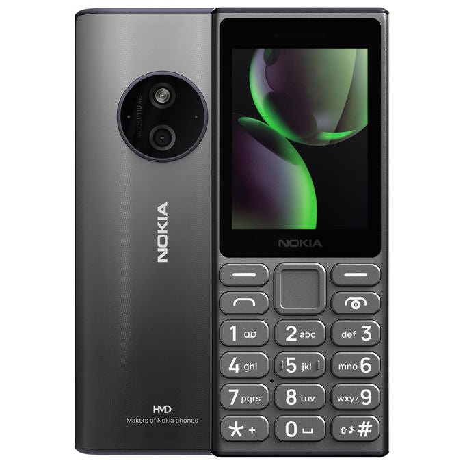 Nokia 110 2024 Dual SIM Nero Radio Integrata MP3 - Yeppon