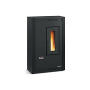 La Nordica Stufa a Pellet Slim Luisella 5.0 Maxi 7 kW Nero - Yeppon