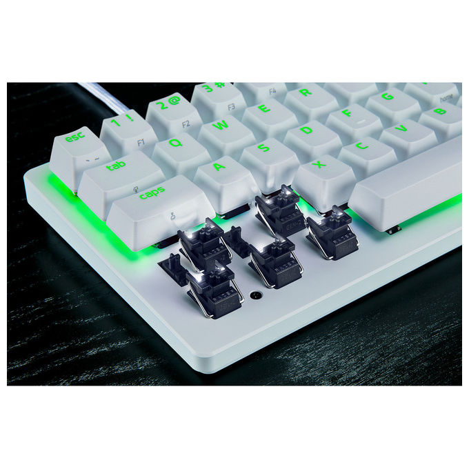 Razer Tastiera Gaming QWERTY Inglese Britannico Ottica Bianca