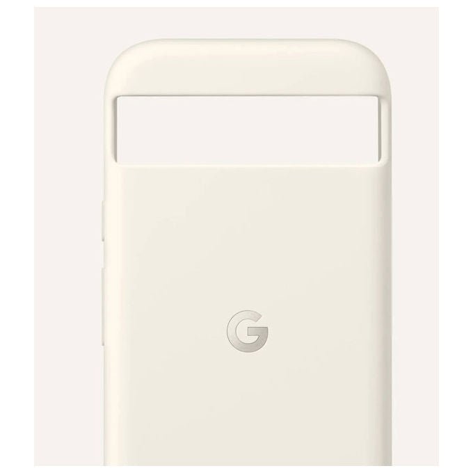 Google Cover Originale Porcelain Custodia per Google Pixel 8a Crema