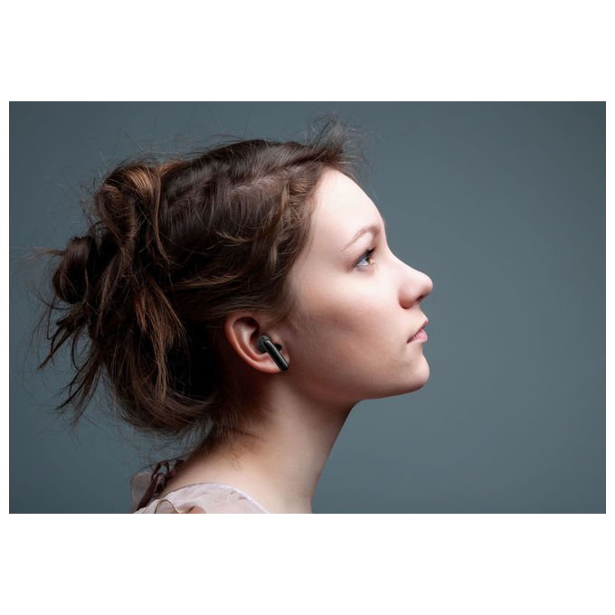 Cellularline Auricolari Bluetooth Custodia di Ricarica Call Purely Tecnologia ENC Neri