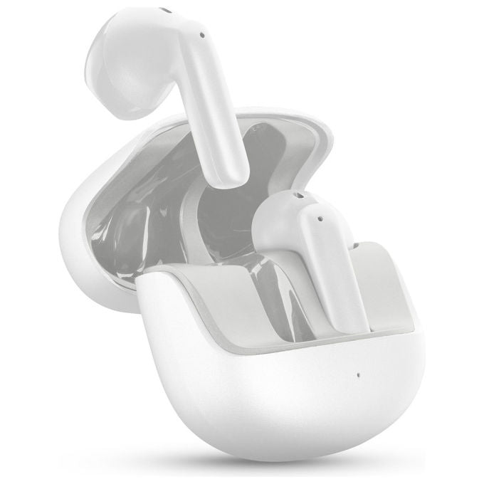 Cellularline Auricolari Bluetooth con custodia di ricarica e funzione ENC Bianco