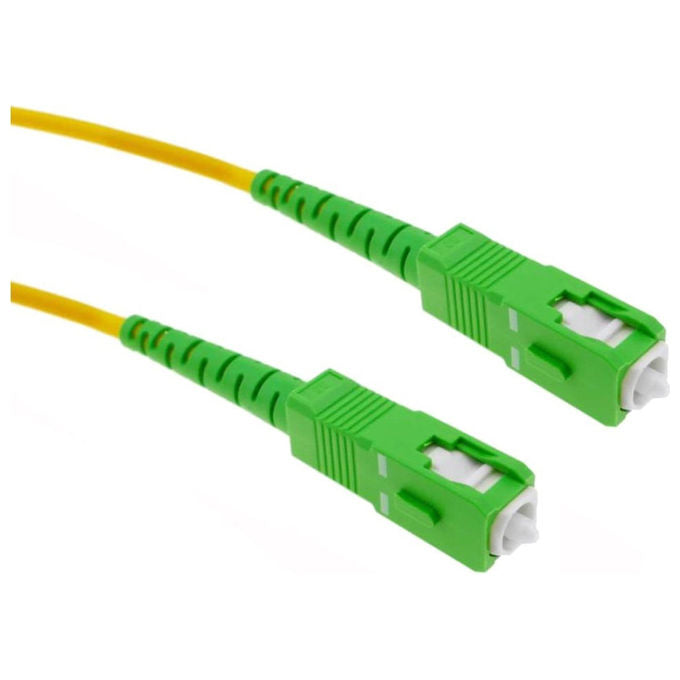 Techly Cavo Fibra Ottica Monomodale OS2 SC-APC 2 m Giallo