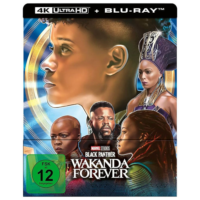 Eagle Pictures Black Panther Wakanda Forever Steelbook 4K Ultra HD Blu-Ray