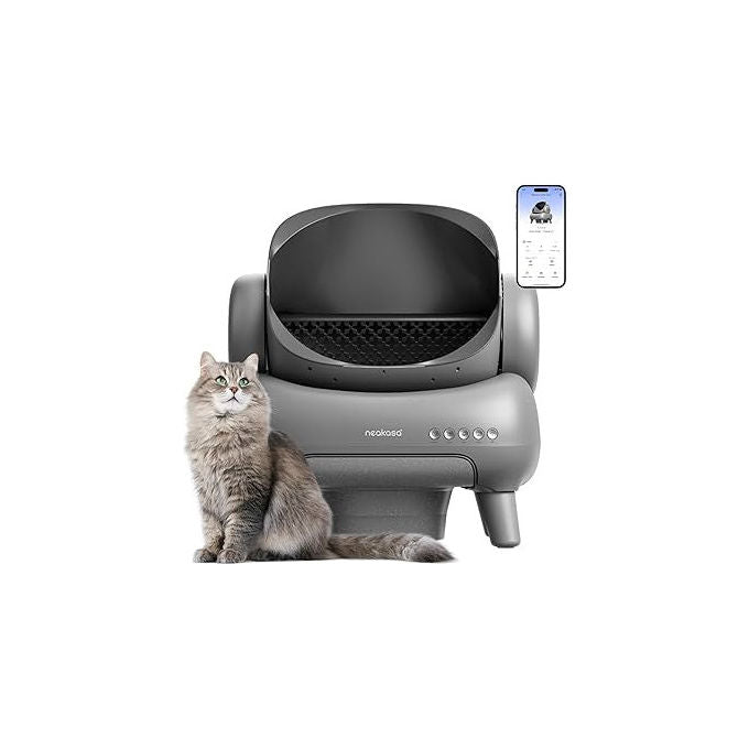 Neakasa Lettiera Autopulente Intelligente Design a Cielo Aperto per Gatti