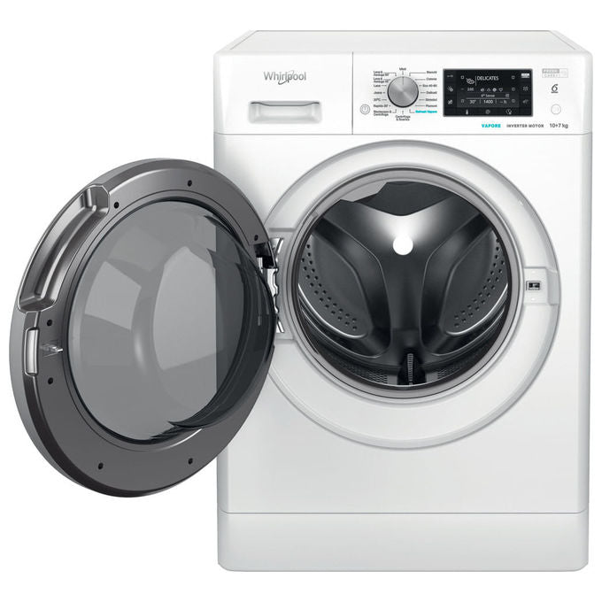Whirlpool Lavasciuga a Libera Installazione 10 kg Lavaggio 7 kg Asciugatura FFWDD 107448 WBS IT