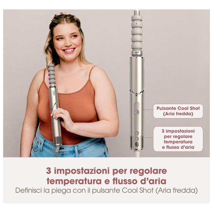 Shark FlexStyle Asciugacapelli Multistyler 5 Accessori Champagne