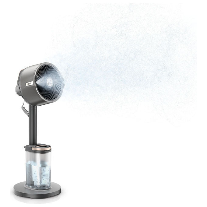 Shark Ventilatore FlexBreeze Pro Mist Nebulizzatore da Tavolo-Pavimento Antracite