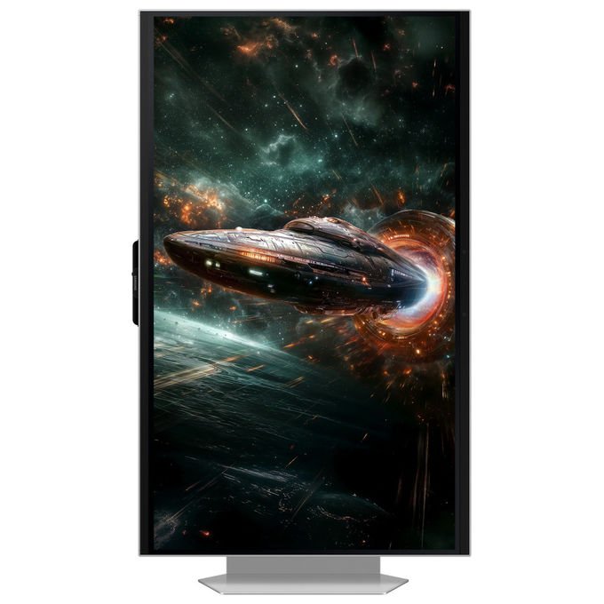 Samsung Monitor Gaming Odyssey 27'' UHD 4K Compatibile Nvidia G-Sync Argento