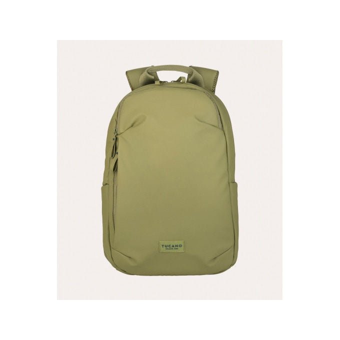 Tucano, Zaino Laser, 40.6 cm (16 ''), Verde, Tessuto Riciclato, Resistente all'acqua