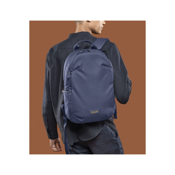 Tucano Laser Zaino Porta PC 16'' Blu Tessuto resistente all'acqua