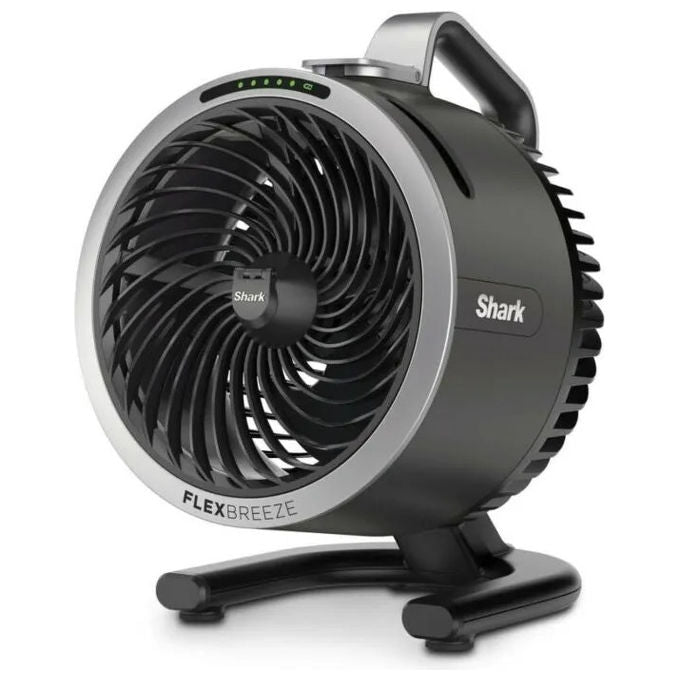 Shark Ventilatore da Tavolo Antracite Flexbreeze HydroGo Portatile