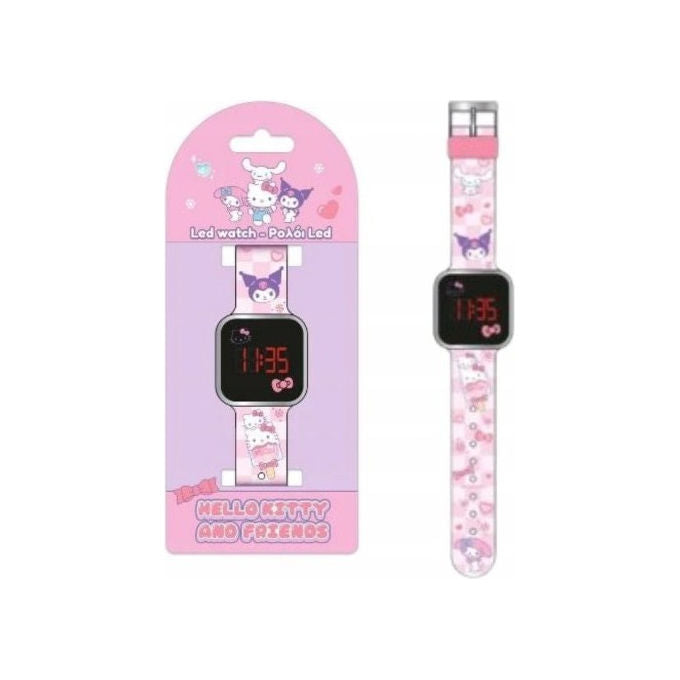 Hello Kitty Orologio Digitale LED Bambina Funzione Data