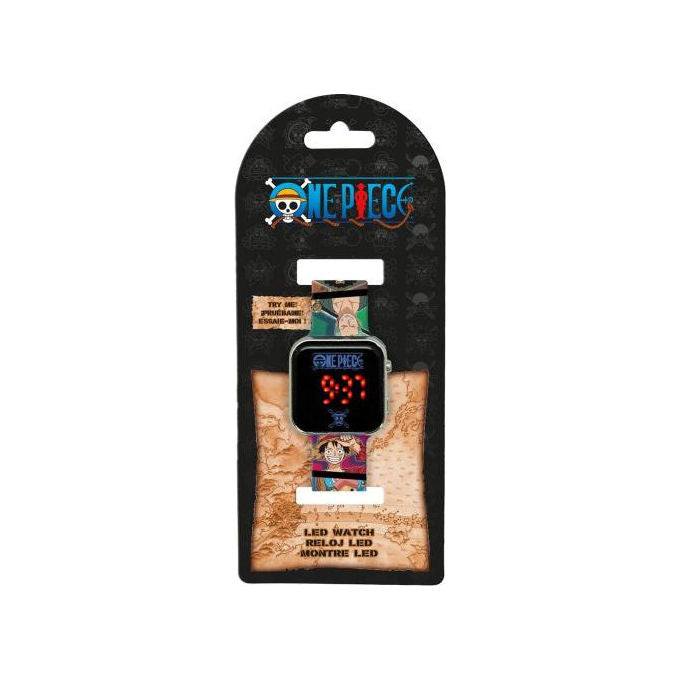 Kids Licensing Orologio Digitale LED One Piece per Bambini con Data