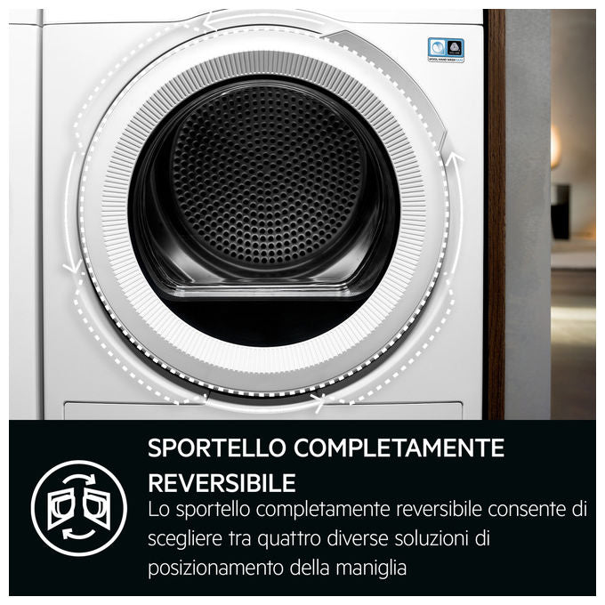 Aeg Asciugatrice Libera Installazione 9 Kg Serie 8000 TR8HDBG9B Pompa di Calore Bianco