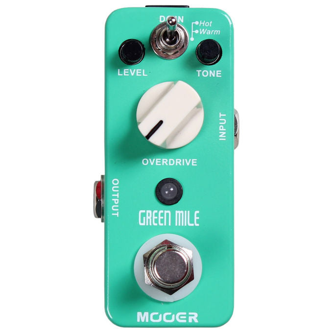 Mooer Pedale Overdrive Analogico Green Mile Warm-Hot