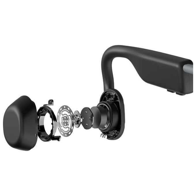 Shokz OpenMove, Cuffie Wireless Sport Bluetooth, Grigio