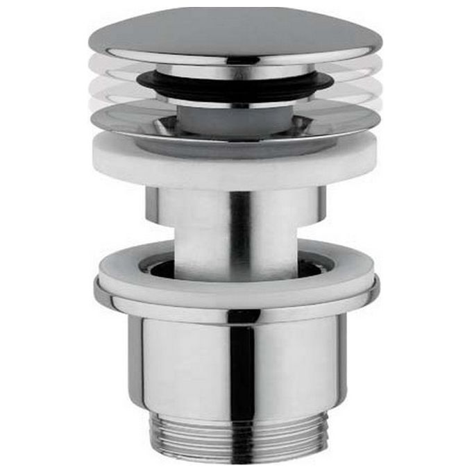 C.G.S. Piletta Scarico Lavabo 11-4 UpandDown Senza Troppo Pieno Cromo