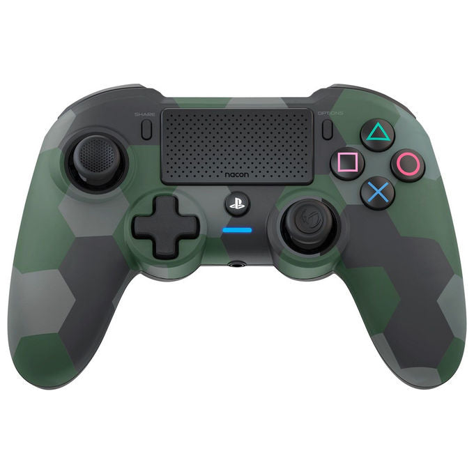 FREAKS AND GEEKS Controller Wireless Green Camo LED Per PS5