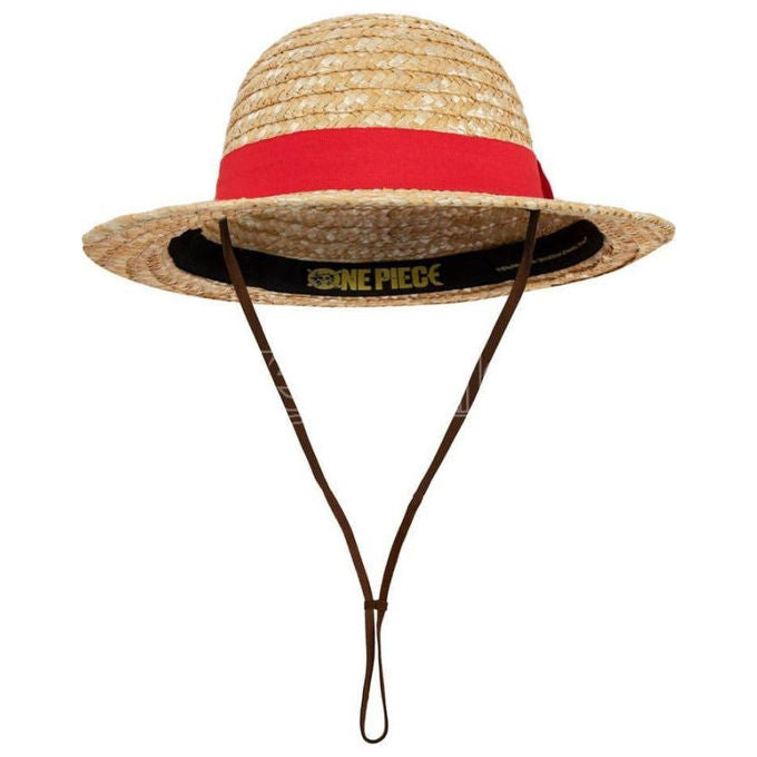 Cinereplicas Cappello di Paglia di Luffy Ver. 2 Regolabile Fibra Intrecciata One Piece