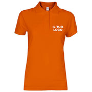 Gametekk Polo Donna Arancione Taglia M