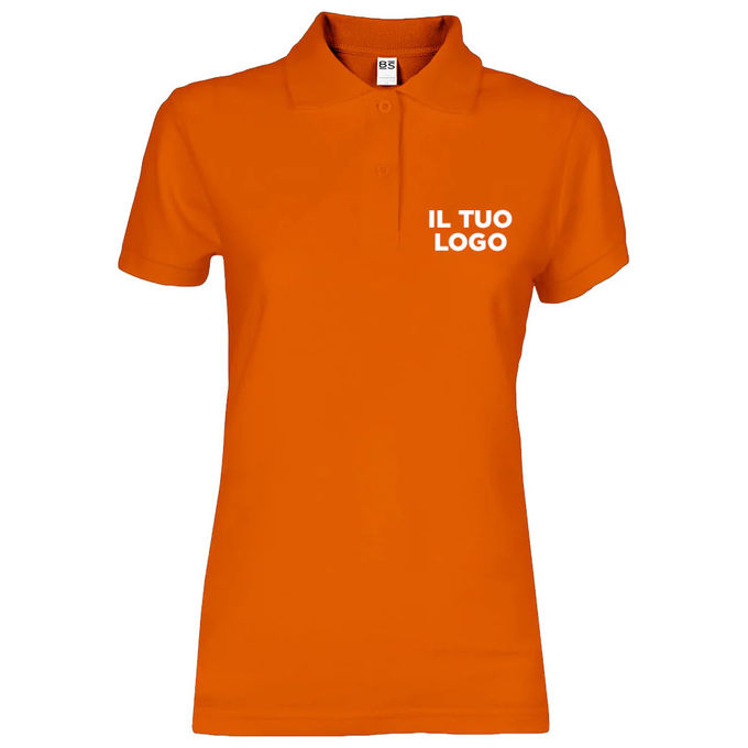 Gametekk Polo Donna Arancione Taglia M