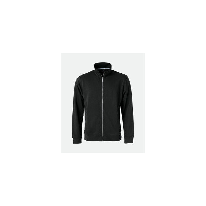 Clique Cardigan con Zip Classic Nero Taglia M Uomo 80% Cotone