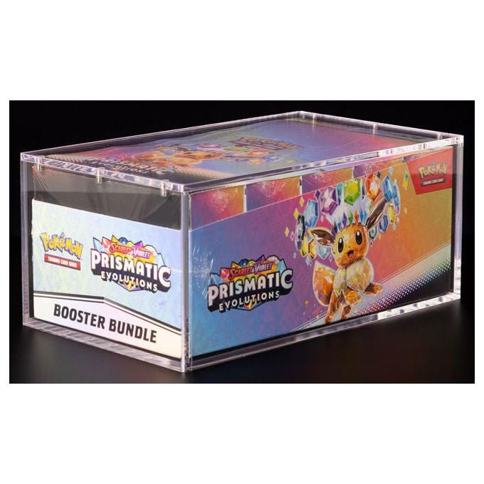 The Acrylic Box Protezione Pokemon Booster Bundle Acrilico Trasparente Anti-UV Da Collezione