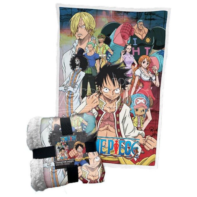 Lyo Coperta Sherpa One Piece Cake Island Anime 100x150cm