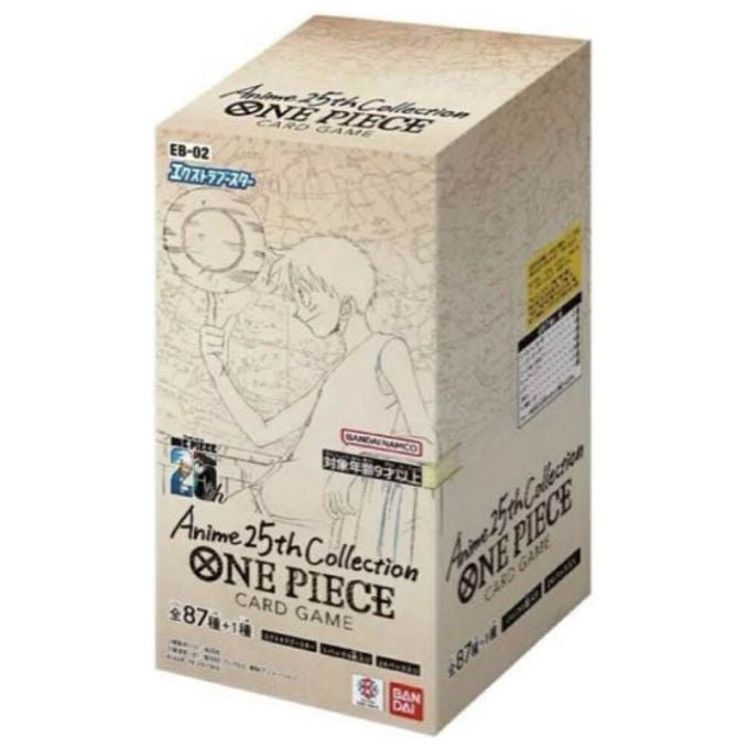 Bandai One Piece TCG EB-02 Anime 25th Anniversary Collection Extra Booster Box