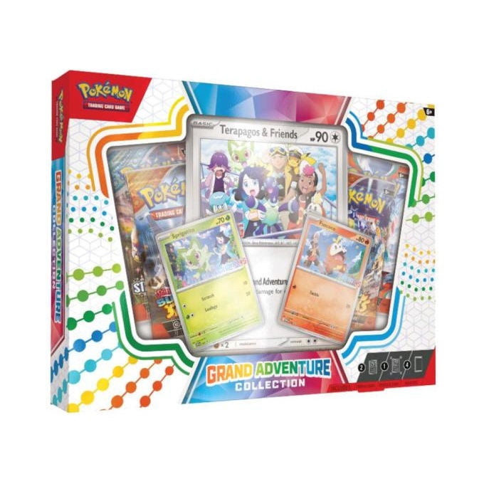 Pokemon Collezione Grand Adventure GCC Carte Promozionali Sprigatito e Fuecoco Terapagos