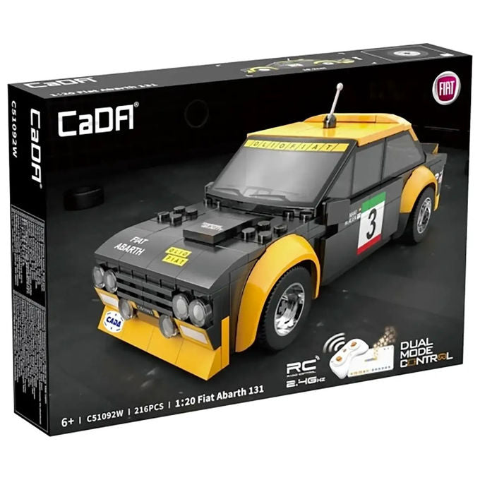 Cada Fiat Abarth 131 Radiocomandata Scala 1:20 Compatibile con App Bluetooth