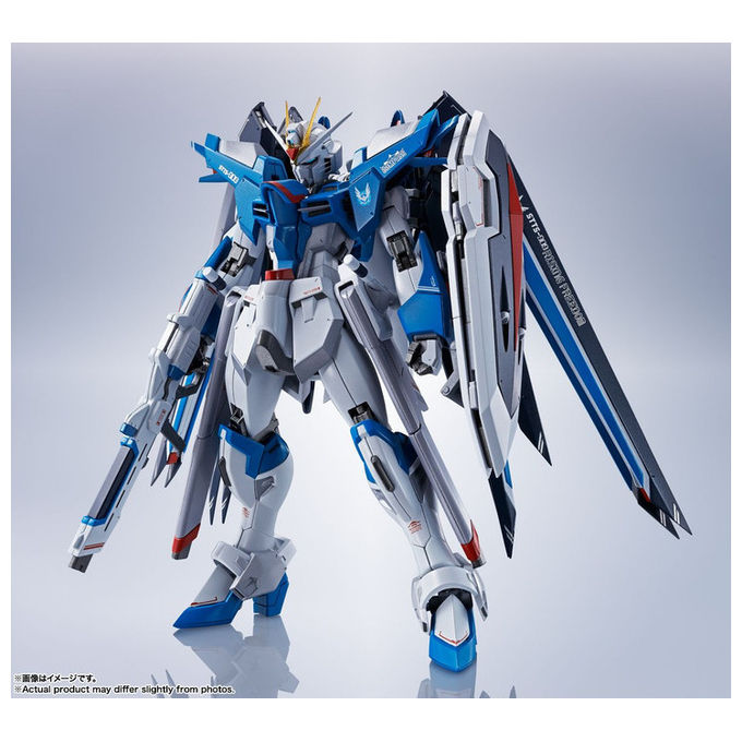 BANDAI Metal Robot Spirits Rising Freedom Gundam Action Figure 14 cm