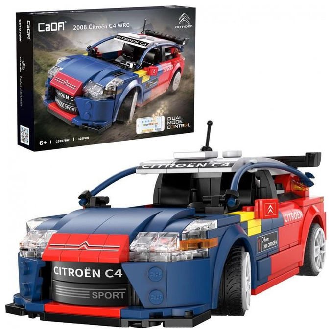 Cada Auto da Rally Citroën C4 WRC RC 2008 329 Pezzi Scala 1:20