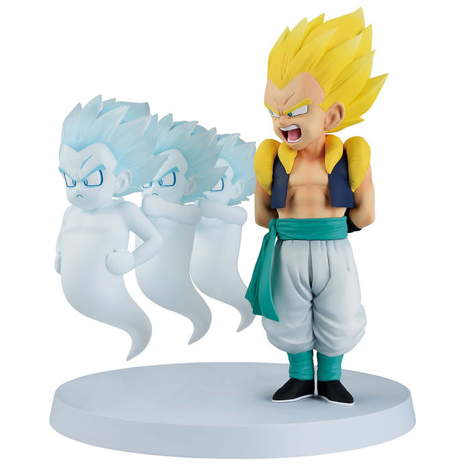 Bandai Dragon Ball Z Statua Gotenks e Ghost Dragon History II Revible Moment 13 cm