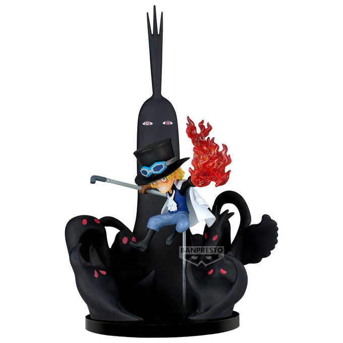 Banpresto One Piece Statuetta Sabo Vs Five Elders and Imu WCF Special 14cm PVC