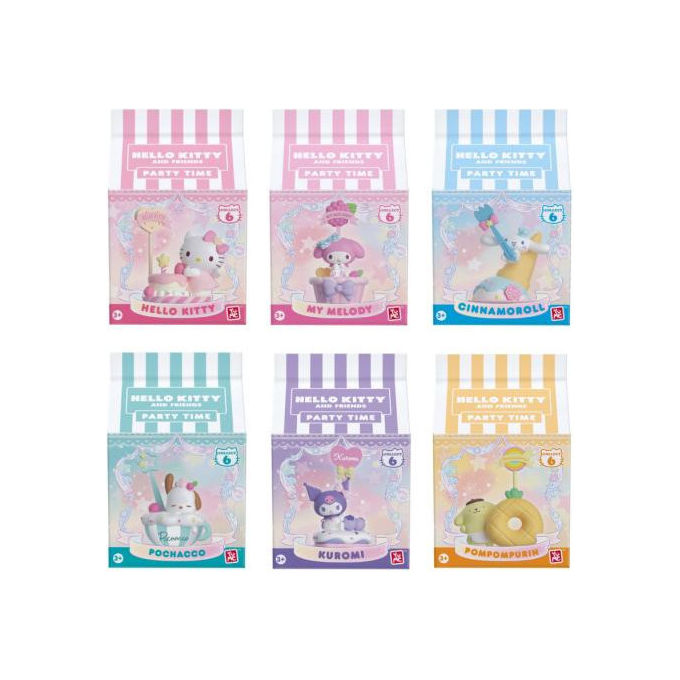 Yume Toys Hello Kitty Memo Stand Party Set da 12 Pezzi