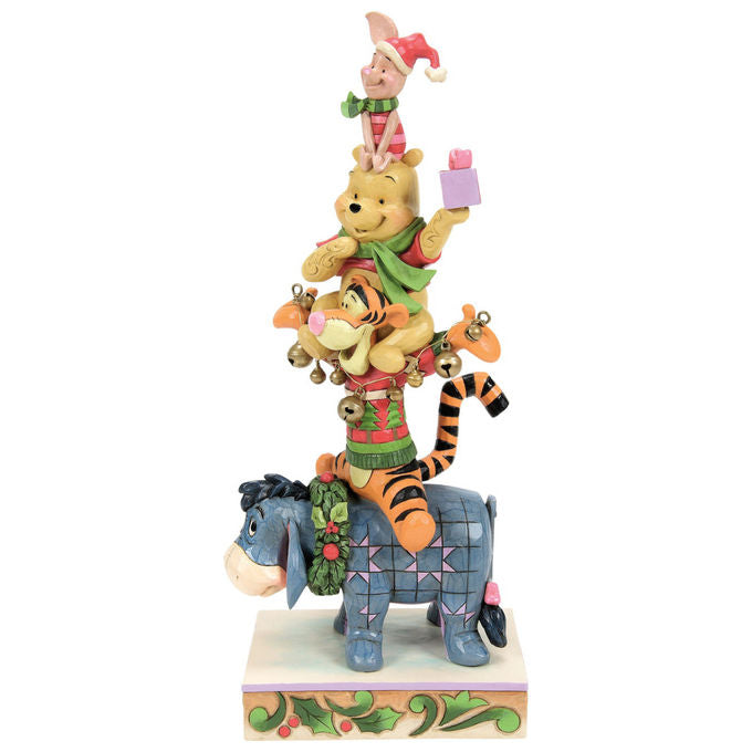 Disney Traditions Torre Umana Winnie and Friends Figurina in Resina 25 cm