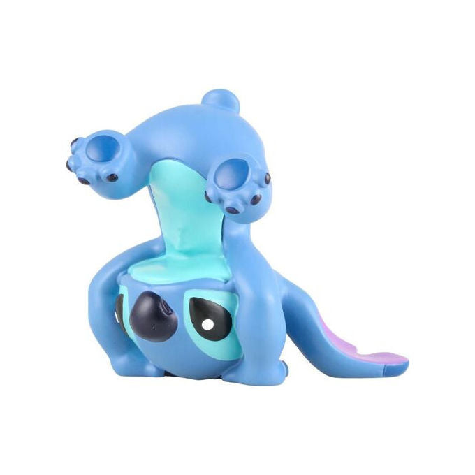 Disney Stitch Mini Statuetta a Testa in Giu' Resina 9 cm