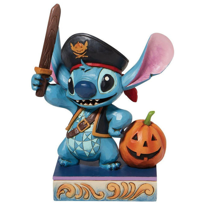 Disney Traditions Stitch Pirata Statuetta Decorativa Resina Jim Shore