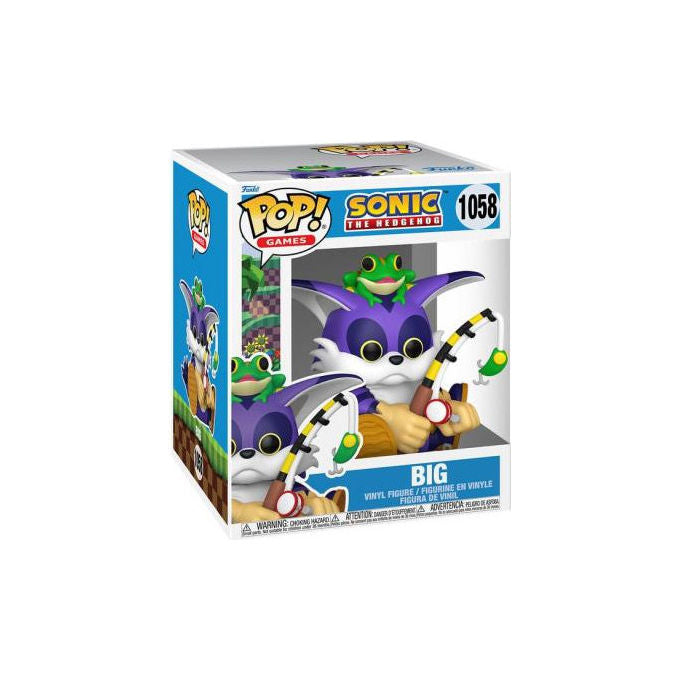 Funko Figure Pop! Sonic The Hedgehog Oversized Big The Cat con Froggy 15 cm