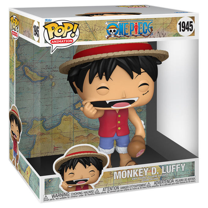 Funko Pop! Jumbo Monkey D. Luffy One Piece Action Figure da Collezione 25 cm