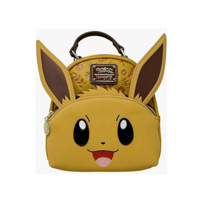 Loungefly Mini Zaino Pokémon Eevee Convertibile Poliestere e Pelle Vegana