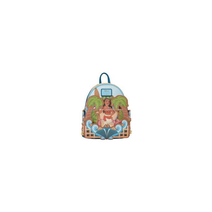 Loungefly Mini Zaino Moana Disney 23 x 27 x 11 cm Similpelle