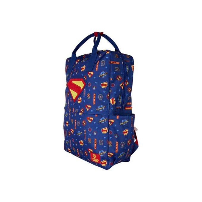 Loungefly, Zaino Superman DC Comics, Nylon, Blu