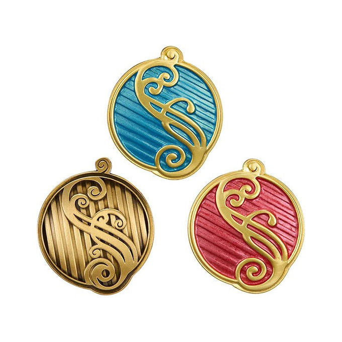 Noble Collection Wicked Shiz University Set di 3 Spille da Collezione Metallo Cinema