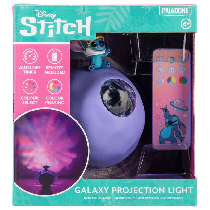 Paladone Products Lampada Proiettore Galattica Disney Stitch 18x18x10cm - Yeppon