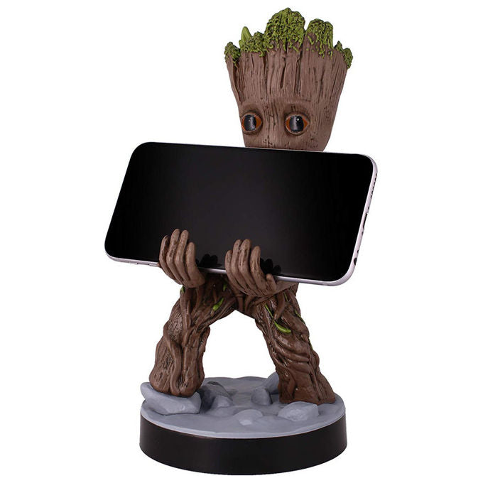 Exquisite Gaming Cable Guys Guardians of the Galaxy Smiley Groot Supporto Controller e Smartphone