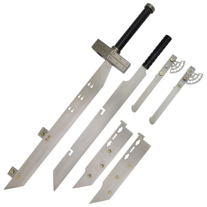 Jolly Softair Spada Ornamentale Ispirata alla Spada Buster di Cloud Strife Acciaio e Metallo 1410 mm